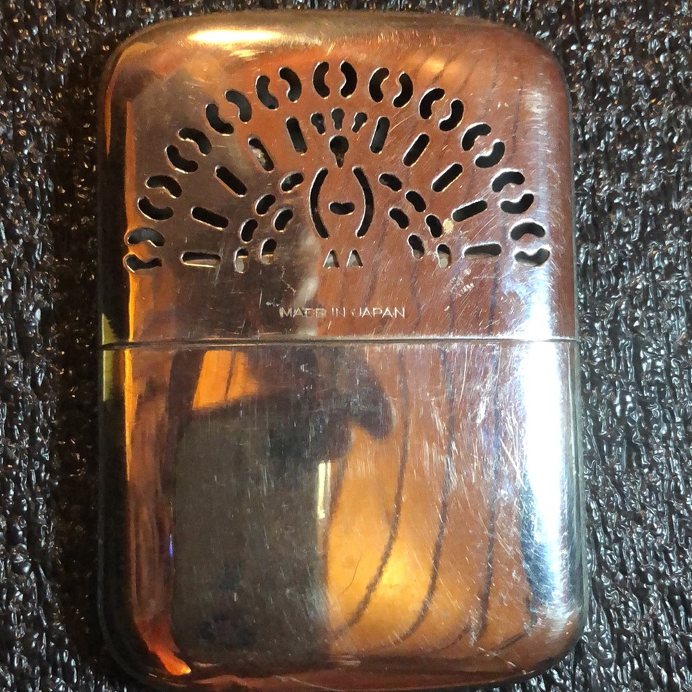 Peterson’s Vintage 1950’s US Navy Bridge -Watch Chrome Hand Pocket Warmer